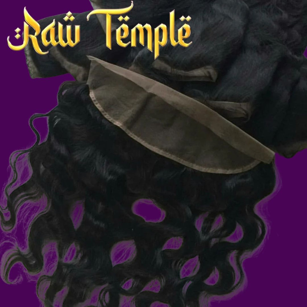 RAW TEMPLE 13X4 HD FRONTALS